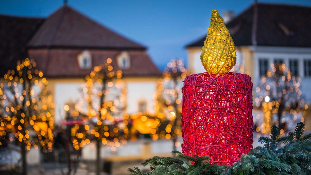 Weihnachtsmarkt Schloss Hof DDSG Blue Danube GmbH