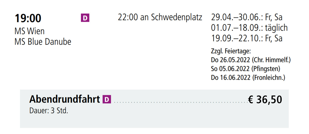 Abendrundfahrt
